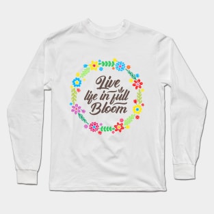 Beautiful Spring Flowers Long Sleeve T-Shirt